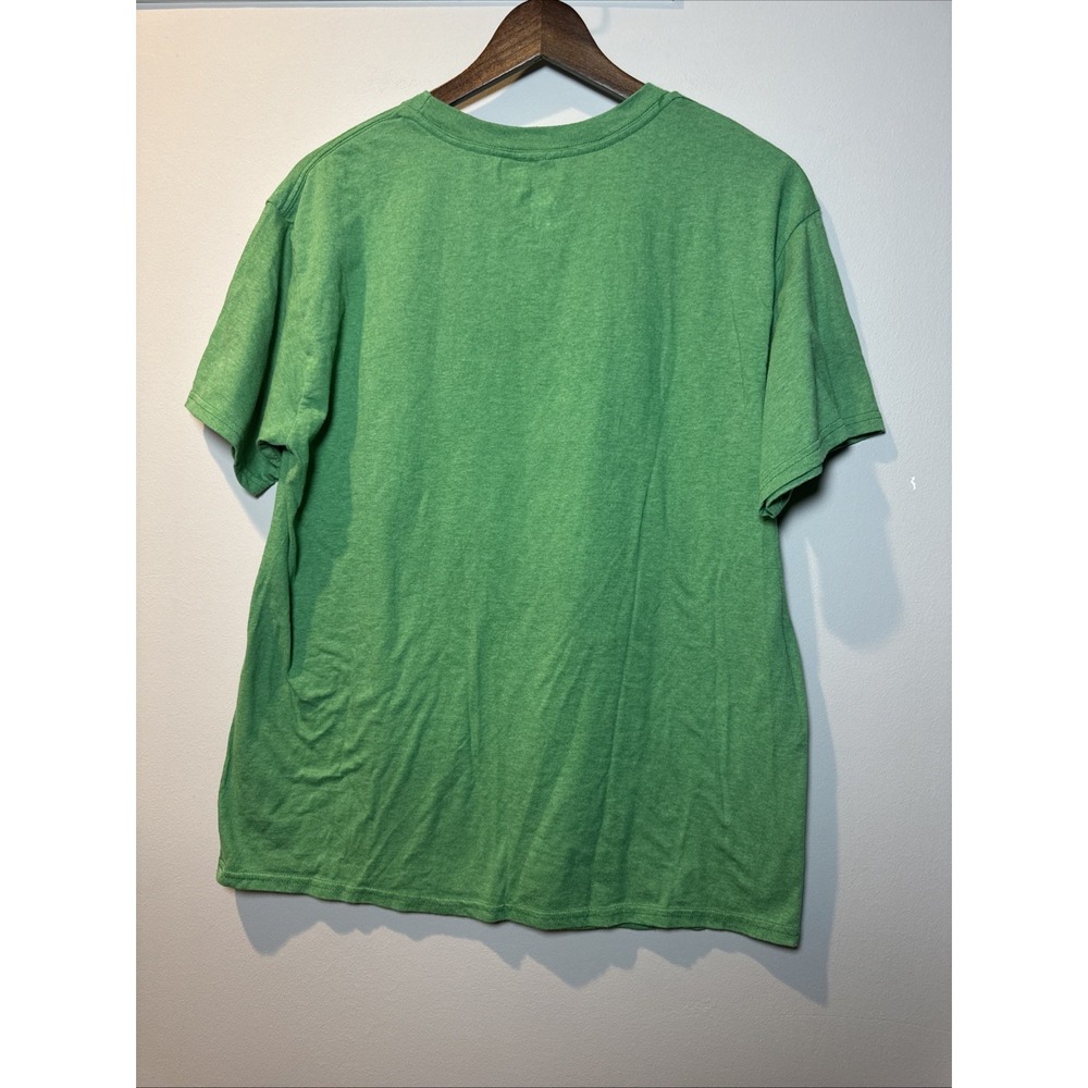 Santa OMG I Know Him Shirt XL‎ Shirt Mens Green Parody Christmas Will Ferrel EUC - Picture 4 of 5